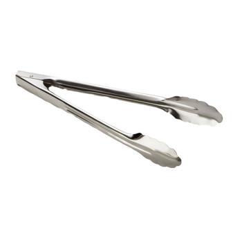 TAB712 - Tablecraft - 712 - 12 in Stainless Steel Utility Tongs Product Image