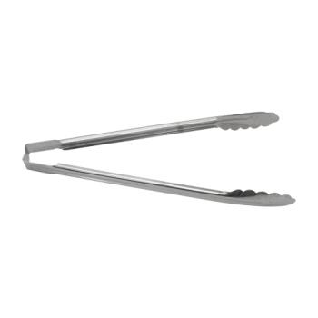 85146 - Vollrath - 4781210 - 12 in Antimicrobial Stainless Steel Utility Tongs Product Image