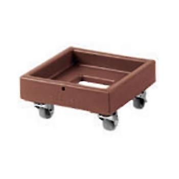 CAMCD1313131 - Cambro - CD1313131 - Camdolly® 13 in X 13 in Brown Milk Crate Dolly Product Image