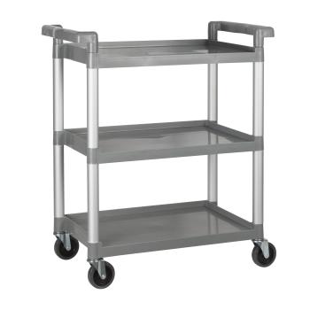 86338 - Winco - UC-2415G - 32 in x 16 1/4 in Gray Utility Cart Product Image