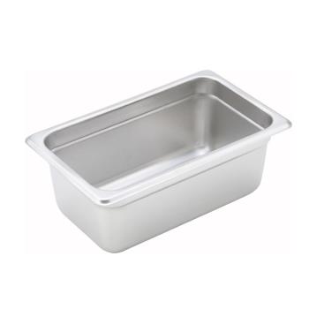 4005466 - Winco - SPJM-404 - 1/4 Size 4 in Steam Table Pan Product Image