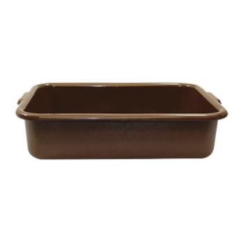 TAB1529BR - Tablecraft - 1529BR - 21 1/4 in  x 15 3/4 in  Brown Bus Box Product Image