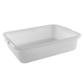 78823 - Tablecraft - DBF1537 - 21 1/4 in x 15 3/4 in x 7 in White Drain Box Product Image