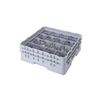 75101 - Cambro - 16S800151 - 16 Compartment 8 1/2 in Camrack® Glass Rack Product Image