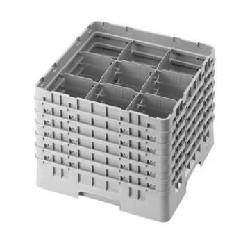 CAM9S1114151 - Cambro - 9S1114151 - 9 Compartment 11 3/4 in Camrack® Glass Rack Product Image