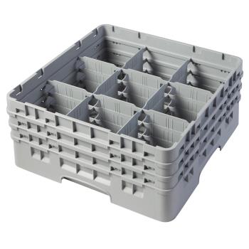 CAM9S638151 - Cambro - 9S638151 - 9 Compartment 6 7/8 in Camrack® Glass Rack Product Image