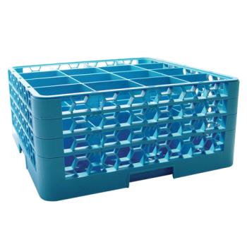 67143 - Carlisle - RG16-314 - 16 Compartment OptiClean™ Glass Rack and Extenders Product Image