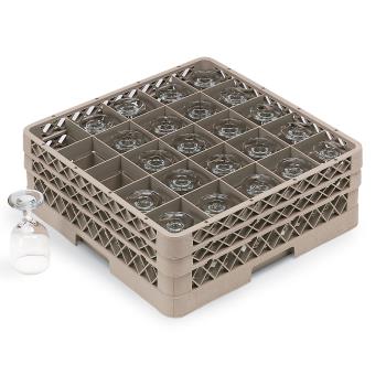 VOLTR6BB - Vollrath - TR6BB - 25 Compartment Traex® Glass Rack Product Image