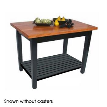 JHBRNC4824CS - John Boos - RN-C4824C-S - 48" x 24" Le Classique Table w/ Shelf & Casters Product Image