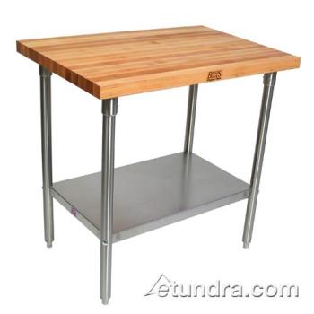 JHBSNS04 - John Boos - SNS04 - 24" x 72" Maple Top Work Table Product Image