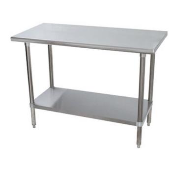 ADVMSLAG247X - Advance Tabco - MSLAG-247-X - 84 in x 24 in Stainless Steel Work Table w/ Stainless Steel Undershelf Product Image