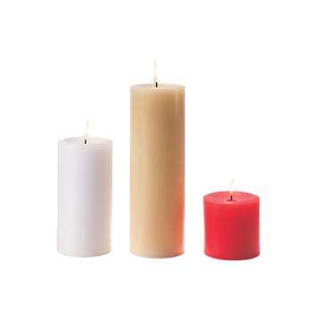 12172 - Sterno - 40162 - 3.5 in White Pillar Candle Product Image