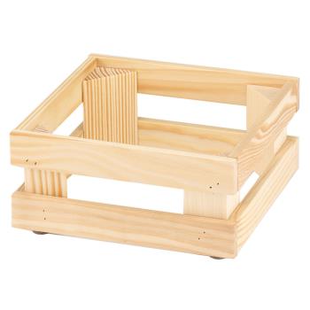 GET5ST056 - GET Enterprises - 5ST056 - 9 in x 9 in FRILICH Riser™ Untreated Wooden Base Product Image