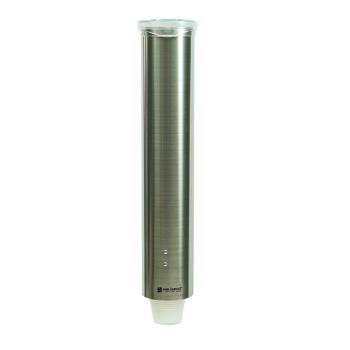 SANC4150SS - San Jamar - C4150SS - Stainless Pull-Type Small Cup Dispenser Product Image
