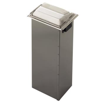 SANH2001CLSS - San Jamar - H2001CLSS - In-Counter Fullfold Stainless/Clear  Napkin Dispenser Product Image