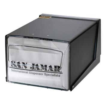 51198 - San Jamar - H3001CLBK - 7 1/2 in x 11 in Black Napkin Dispenser Product Image
