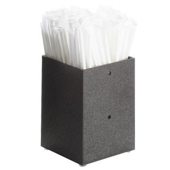 CLM78713 - Cal-Mil - 787-13 - 4 1/2 in x 6 in Black Straw Dispenser Product Image