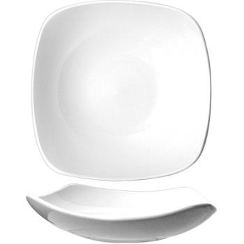 59151 - ITI - QP-18 - 16 Oz Quad™ Square Fine Porcelain Soup Plate Product Image
