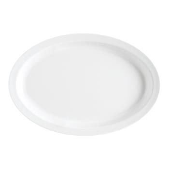 GETOP610W - GET Enterprises - OP-610-W - Supermel I White 10 in Oval Platter Product Image
