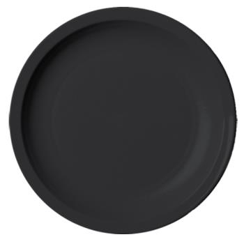CAM725CWNR110 - Cambro - 725CWNR110 - 7 1/4 in Camwear® Black Narrow Rim Plate Product Image