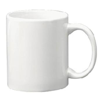 81352 - ITI - 3424S-02 - 11 oz European White C-Handle Mug Product Image