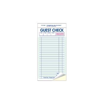 19125 - KNG - 3142 - 2 Part Stapled Guest Checks Product Image