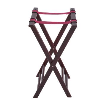 WINTR34W - Winco - TR-34W - 32 in Mahogany Tray Stand Product Image