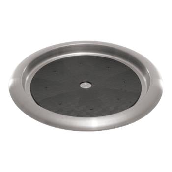 86541 - Service Ideas - TR1412SR - 14 in Round Stainless Steel Serving Tray Product Image