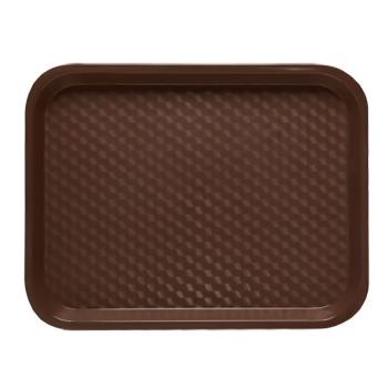 GETFT16BR - GET Enterprises - FT-16-BR - 16 1/4 in x 12 in Brown Fast Food Tray Product Image