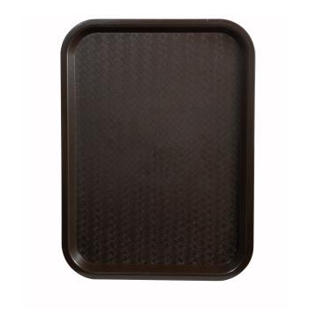 WINFFT1014B - Winco - FFT-1014B - 14 in x 10 in Brown Fast Food Tray Product Image