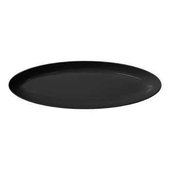 GETML255BK - GET Enterprises - ML-255-BK - 27 in x 10 in Black Oval Siciliano® Platter Product Image