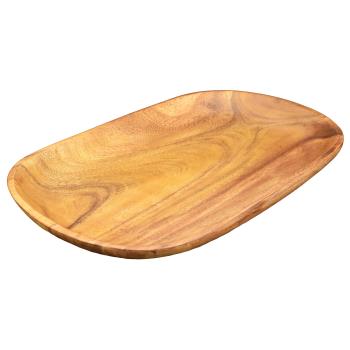 PAC0K0106 - Pacific Merchants - K0106 - 16 in x 10 in x 1 1/2 in Wood Serving Tray Product Image