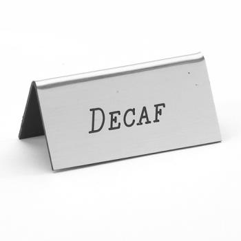 CLM2282010 - Cal-Mil - 228-2-010 - Silver Decaf Table Tent Product Image