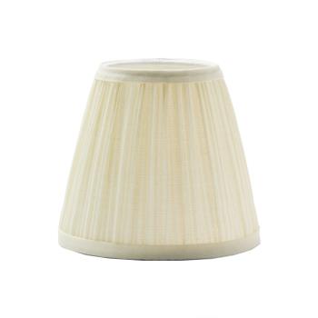 HLW295I - Hollowick - 295I - Ivory Slimline Fabric Candlestick Lamp Shade Product Image