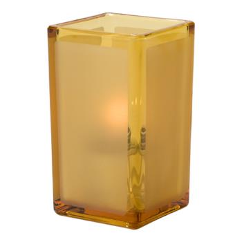 HLW6109FA - Hollowick - 6109FA - Quad Amber Satin Panel Votive Lamp Product Image