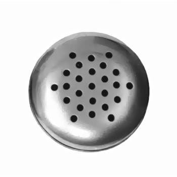AMM3312T - American Metalcraft - 3312T - 12 oz Cheese Shaker Top w/Large Holes Product Image