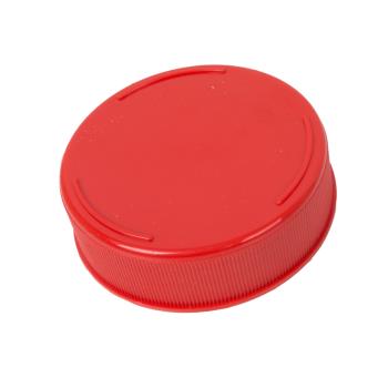 86786 - Tablecraft - 63FCAPR - 63 mm  Red Invertatop™ Squeeze Bottle Cap Product Image