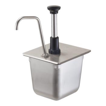 2171069 - Server - 83400 - Stainless Steel 1/6 Size Steam Table Pan Pump Product Image