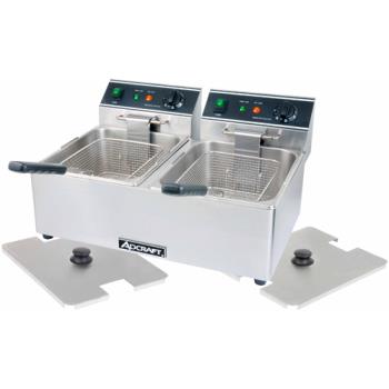 ADMDF6L2 - Adcraft - DF-6L/2 - 26 lb Electric Countertop Fryer Product Image