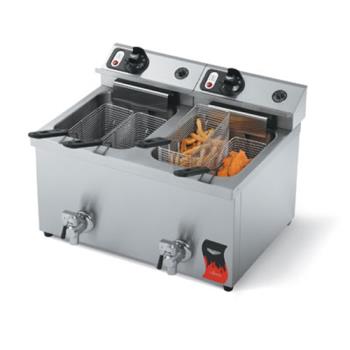 VOL40710 - Vollrath - 40710 - 30 lb Cayenne® Electric Countertop Fryer w/ Drain Product Image
