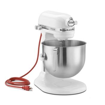 59290 - KitchenAid Commercial - KSM8990WH - 8 qt White Commercial Stand Mixer Product Image