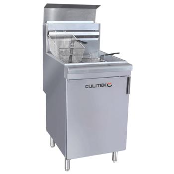 CULGF150LP - Culitek - CULGF150LP - 70 lb 150,000 BTU Single Pot SS-Series LP Gas Fryer Product Image