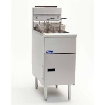 PITSG14S - Pitco - SG14S - 50 lb 110,000 BTU Single Pot Solstice™ Gas Fryer Product Image