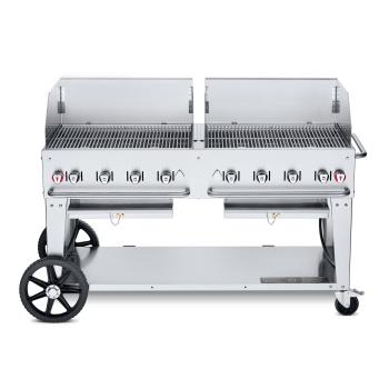 CROCVMCB60WGPNG - Crown Verity - CV-MCB-60WGP-NG - 58 in X 21 in Outdoor Natural Gas Charbroiler Product Image
