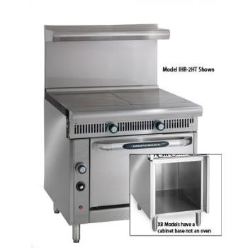 IMPIHR2HTXB - Imperial - IHR-2HT-XB - 36 in 2 Hot Top Diamond Series Gas Range w/ Cabinet Base Product Image