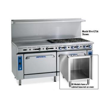IMPIR2G36XB - Imperial - IR-2-G36-XB - 48 in 2-Burner Gas Range w/ Griddle, Standard Oven and Cabinet Base Product Image