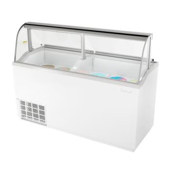 TURTIDC70WN - Turbo Air - TIDC-70W-N - 70 in White Ice Cream Dipping Cabinet Product Image