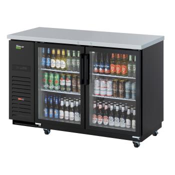 TURTBB2SGDN - Turbo Air - TBB-2SGD-N - 58 in Super Deluxe Back Bar Cooler Product Image