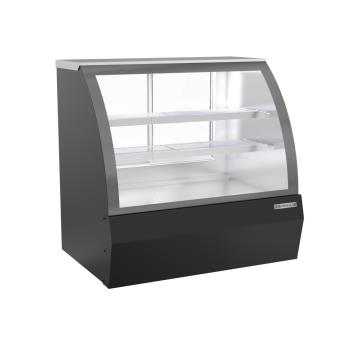 BEVCDR4HC1BD - Beverage Air - CDR4HC-1-B-D - 49 in Black Dry Curved Deli Case Product Image