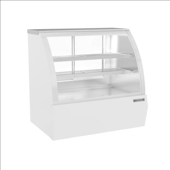 BEVCDR5HC1WD - Beverage Air - CDR5HC-1-W-D - 60 in White Dry Curved Deli Case Product Image